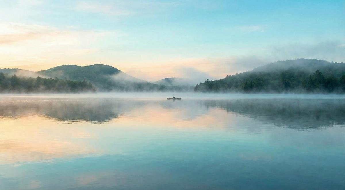 Paysage serein du Québec
